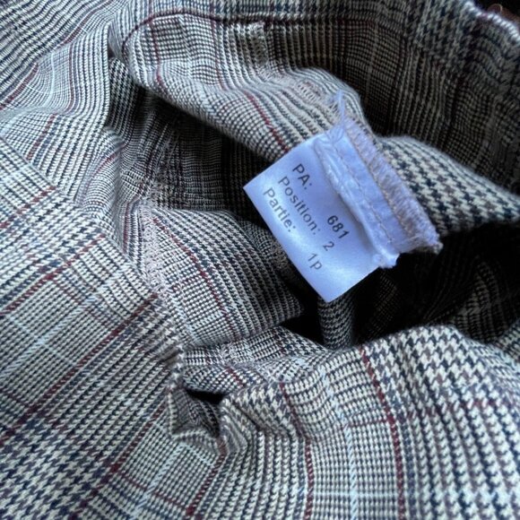 Vintage Frank Walder Women's Gray Houndstooth Plaid Jacket Four-Pockets Casual - Picture 4 of 9